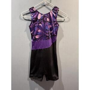 Kids Girls Unbranded Jumpsuit Size 16 Purple/Black